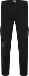 CAMP DAVID Cargohose Schwarz/Dunkelblau/Khaki