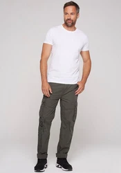 CAMP DAVID Cargohose Khaki/Dunkelgrün