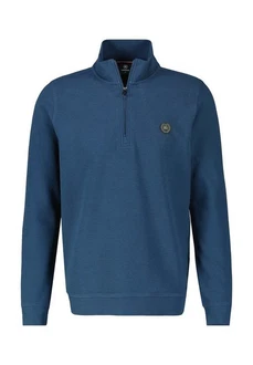 LERROS Sweatjacke Sweat-Troyer Strukturqualität Blau/Dunkelblau LERROS Sweatjacke Sweat-Troyer Strukturqualität Blau/Dunkelblau