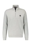 LERROS Sweatjacke Sweat-Troyer Strukturqualität Grau