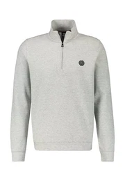 Sweatjacke Sweat-Troyer in Strukturqualitt