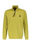 LERROS Sweatjacke Sweat-Troyer Strukturqualität Gelb/Grün
