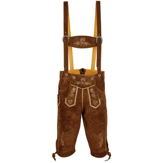 Dretaild Trachtenlederhose Premium Kneelength Herren Tracht
