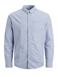 Jack & Jones Langarmhemd JJEOXFORD 5998 hellblau
