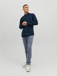 Jack & Jones Langarmhemd JJEOXFORD 5998 Navy