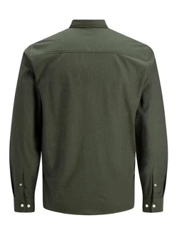 Jack & Jones Langarmhemd JJEOXFORD 5998 Grün (5998)