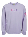 Jack & Jones Sweatshirt mit Print JCODIGITAL 6010 Lila