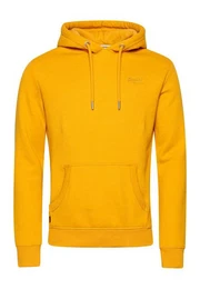 Hoodie Herren Hoodie VINTAGE LOGO EMB HOOD Turmeric Marl Gelb