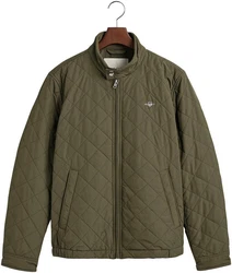 Gant Steppjacke QUILTED WINDCHEATER oliv