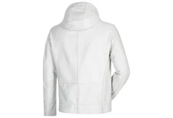 Milestone Lederjacke Jordan Grau/Weiß/Creme