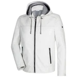 Milestone Lederjacke Jordan Grau/Weiß/Creme