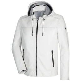 Lederjacke Jordan aus Lammnappa Leder mit abnehmbarer Kapuze