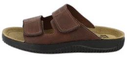 Herren-Pantolette Ben mit Klettverschlu Hausschuh