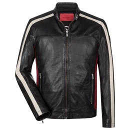 Lederjacke Jeff Bikerjacke mehrfarbig aus Lammnappa Leder
