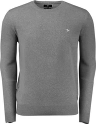 FYNCH-HATTON Strickpullover Rundhals Pullover grau