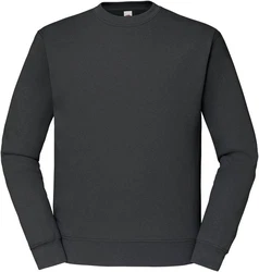 Fruit of the Loom Sweatshirt im Design Grau/Dunkelgrau/Schwarz