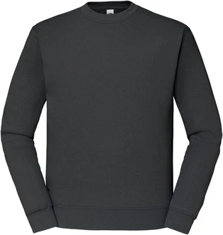 Fruit of the Loom Sweatshirt im Design Grau/Dunkelgrau/Schwarz