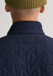 GANT Herren Steppweste QUILTED WINDCHEATER VEST Blau