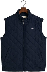 GANT Herren Steppweste QUILTED WINDCHEATER VEST Blau
