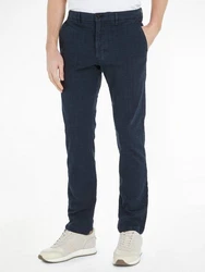 Tommy Hilfiger Chinohose DENTON POW CHECK GM Dunkelblau/Blau