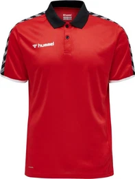 Poloshirt AUTHENTIC FUNCTIONAL Herrren Sport-Poloshirt rot/schwarz
