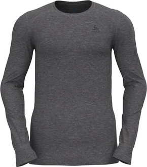 Odlo Longsleeve Active Warm Eco Baselayer Top Crew Neck STAHLGRAU MELANGE