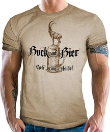 Trachtenshirt fr echte Bayern Fans - Bock auf Bier-bring a Hoibe