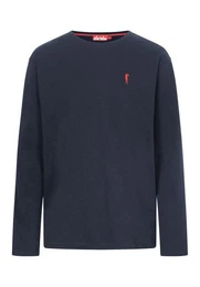 Langarmshirt Basic Kippes Herren Longsleeve (1-tlg)