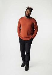 MELAWEAR Pullover HIMAL Orange/Braun/Schwarz/Rot