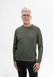 MELAWEAR Pullover HIMAL Dunkelgrün/Khaki