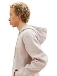 TOM TAILOR Denim Hoodie FULLZIP Beige/Khaki/Braun