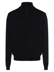 Andrew James Strickjacke Dunkelblau/Schwarz