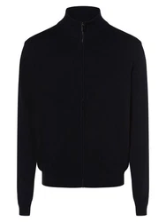Andrew James Strickjacke Dunkelblau/Schwarz