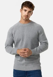 Indicode Strickpullover INMassum Grau/Hellgrau