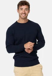 Indicode Strickpullover INMassum Dunkelblau/Blau
