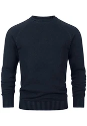 Indicode Strickpullover INMassum Dunkelblau/Blau
