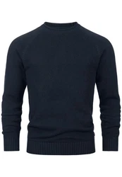 Indicode Strickpullover INMassum Dunkelblau/Blau