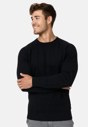 Indicode Strickpullover INMassum Schwarz/Dunkelgrau