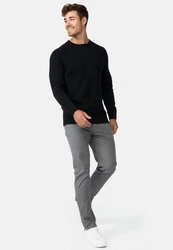 Indicode Strickpullover INMassum Schwarz/Dunkelgrau