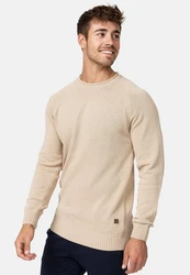 Indicode Strickpullover INMassum Beige/Khaki/Creme/Weiß