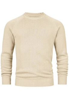 Indicode Strickpullover INMassum Beige/Khaki/Creme/Weiß