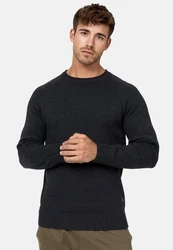 Indicode Strickpullover INMassum Dunkelgrau/Grau