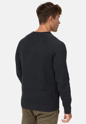 Indicode Strickpullover INMassum Dunkelgrau/Grau
