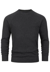 Indicode Strickpullover INMassum Dunkelgrau/Grau
