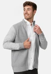 Indicode Sweatjacke INCason Grau/Hellgrau