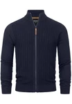 Indicode Sweatjacke INCason Dunkelblau/Hellblau