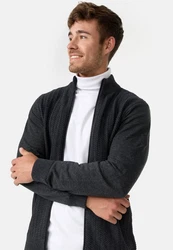 Indicode Sweatjacke INCason Dunkelgrau/Grau