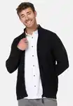 Indicode Sweatjacke INCason Schwarz/Rot