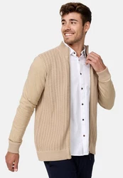 Indicode Sweatjacke INCason Beige/Khaki/Braun