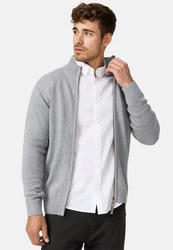 Indicode Sweatjacke INLut Grau/Hellgrau